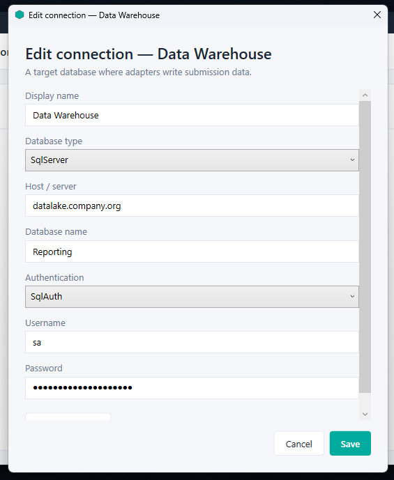 Configuring a Linker connector